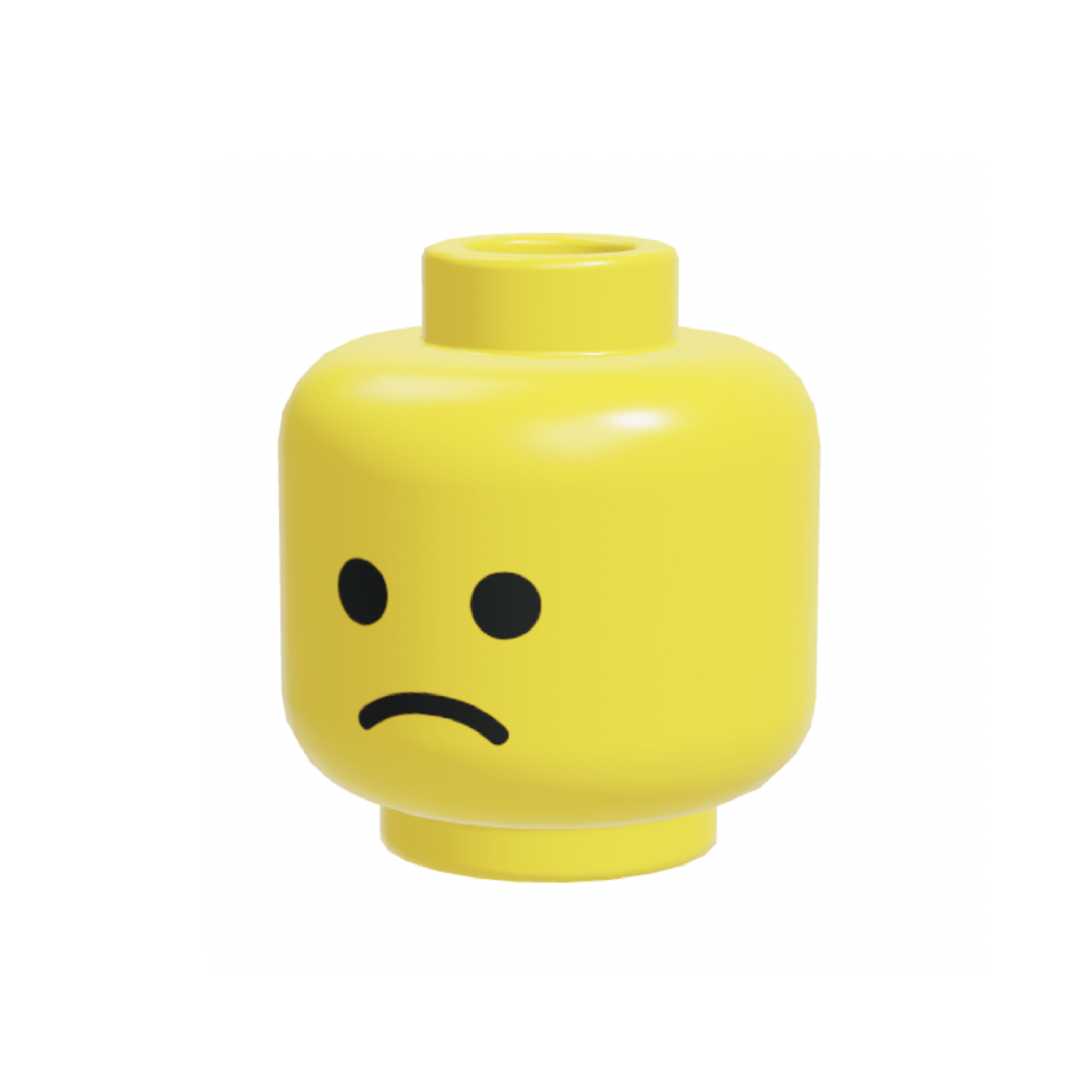 Classic Head Sad Yellow
